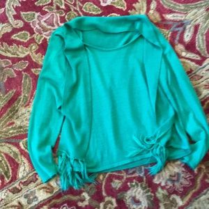 Kelly green sweater